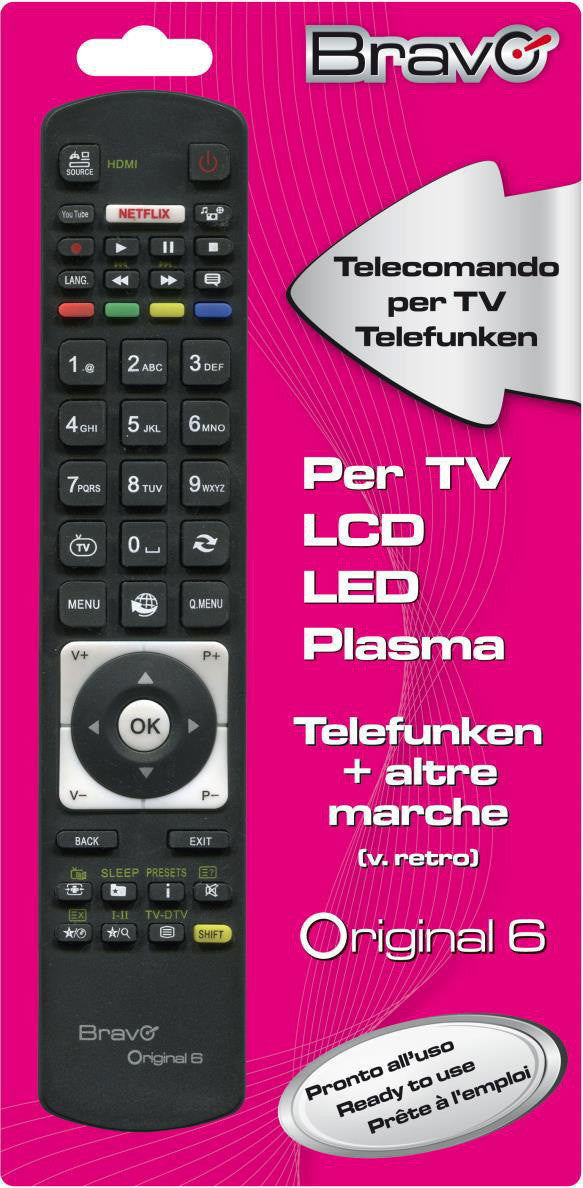 telecomando universale per tv telefunken original